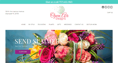 Desktop Screenshot of openairflorist.net